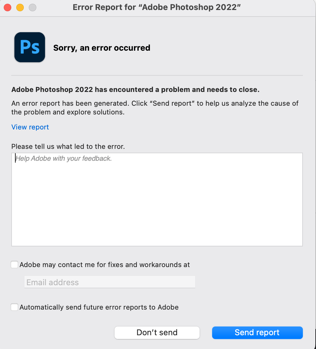 failed to open certain files Adobe Support Community 13092714