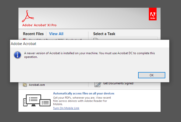 Desktop Acrobat XI Stopped Working. Don't I own th - Adobe 