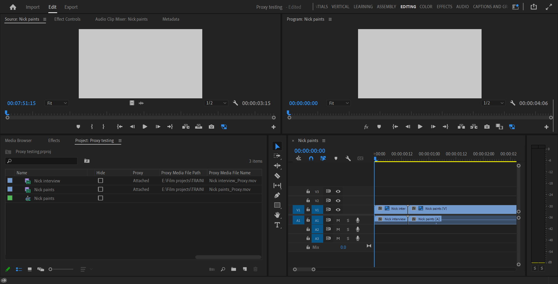 adobe premiere pro 4k proxy