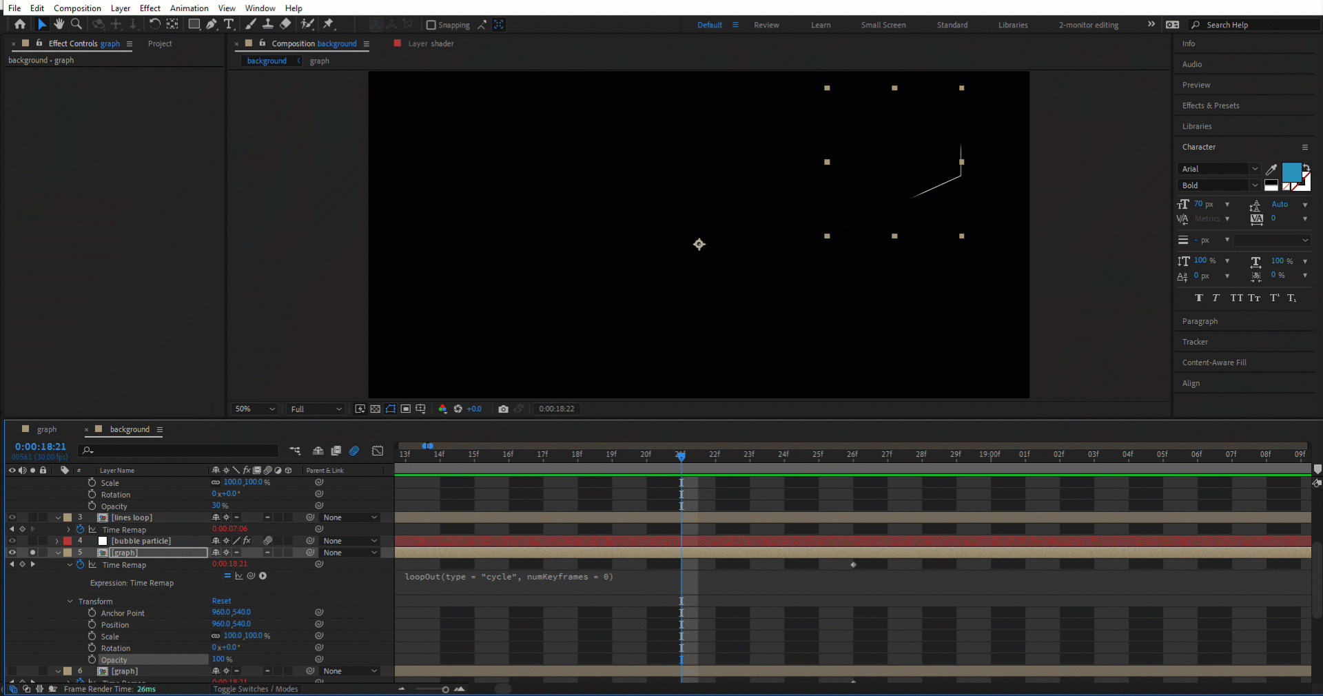Time remap + loopOut() on leaving junk in Adobe Community