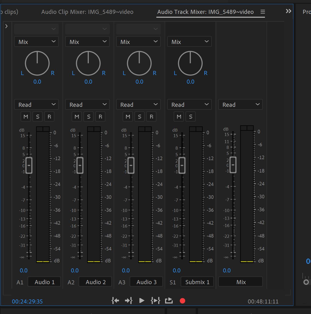 Audio Track Mixer missing effect controls Adobe Community 13144471