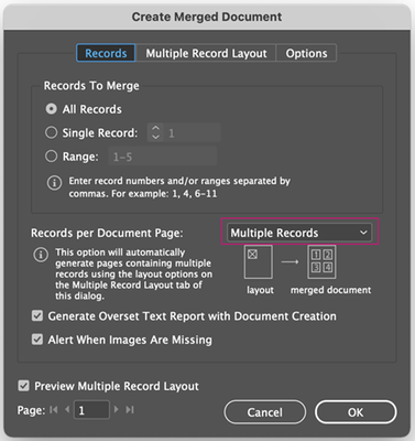Create Merged Document RECORDS.png