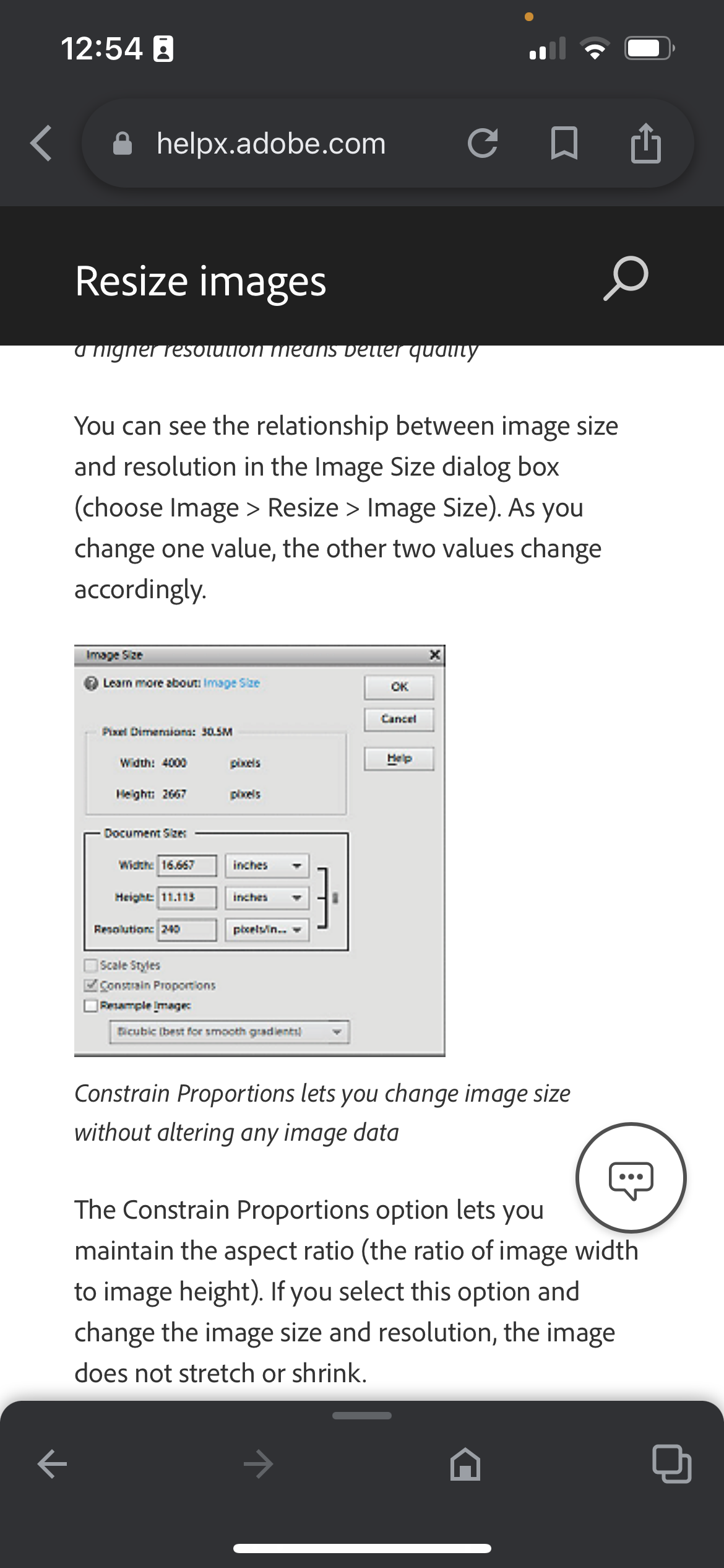 Solved: Constraint Button > Where Is It In Image Size?? - Adobe ...