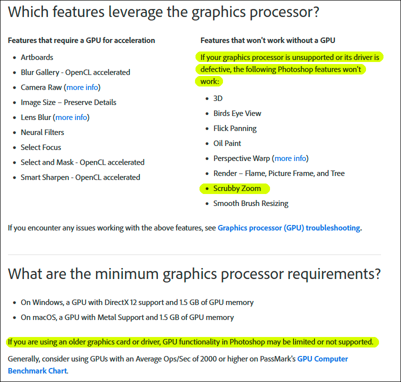 Scrubby Zoom disabled in recent updated Adobe Support Community