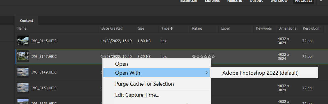 Can't Open HEIC In CameraRaw - Adobe Community - 13161065