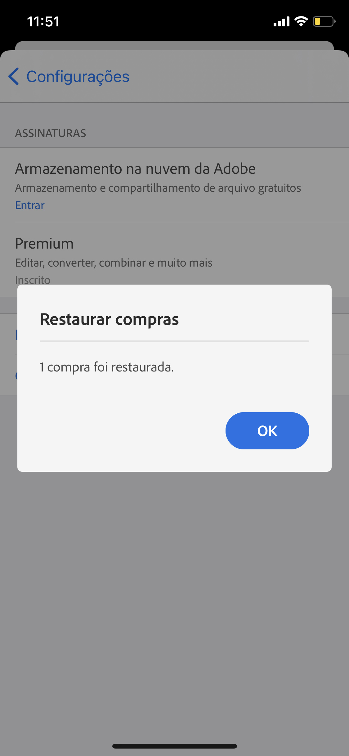 Como proceder para solicitar reembolso de assinatura Adobe Acrobat feita  sem intenção? - Comunidade Google Play