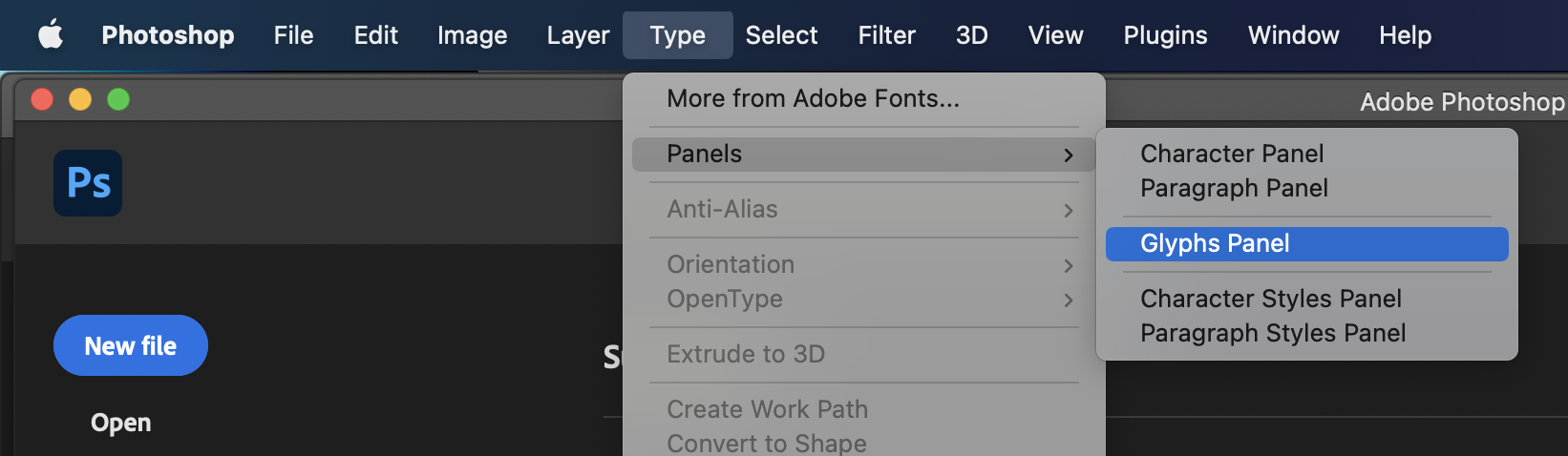 Use the Glyphs panel to insert glyphs and special characters in Adobe  InDesign