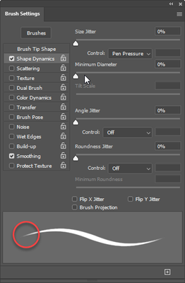 2. Adjusting with a pressure sensitive pen