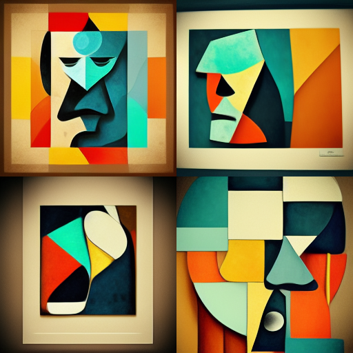 digital discovery, modern, abstract, Pablo Picasso