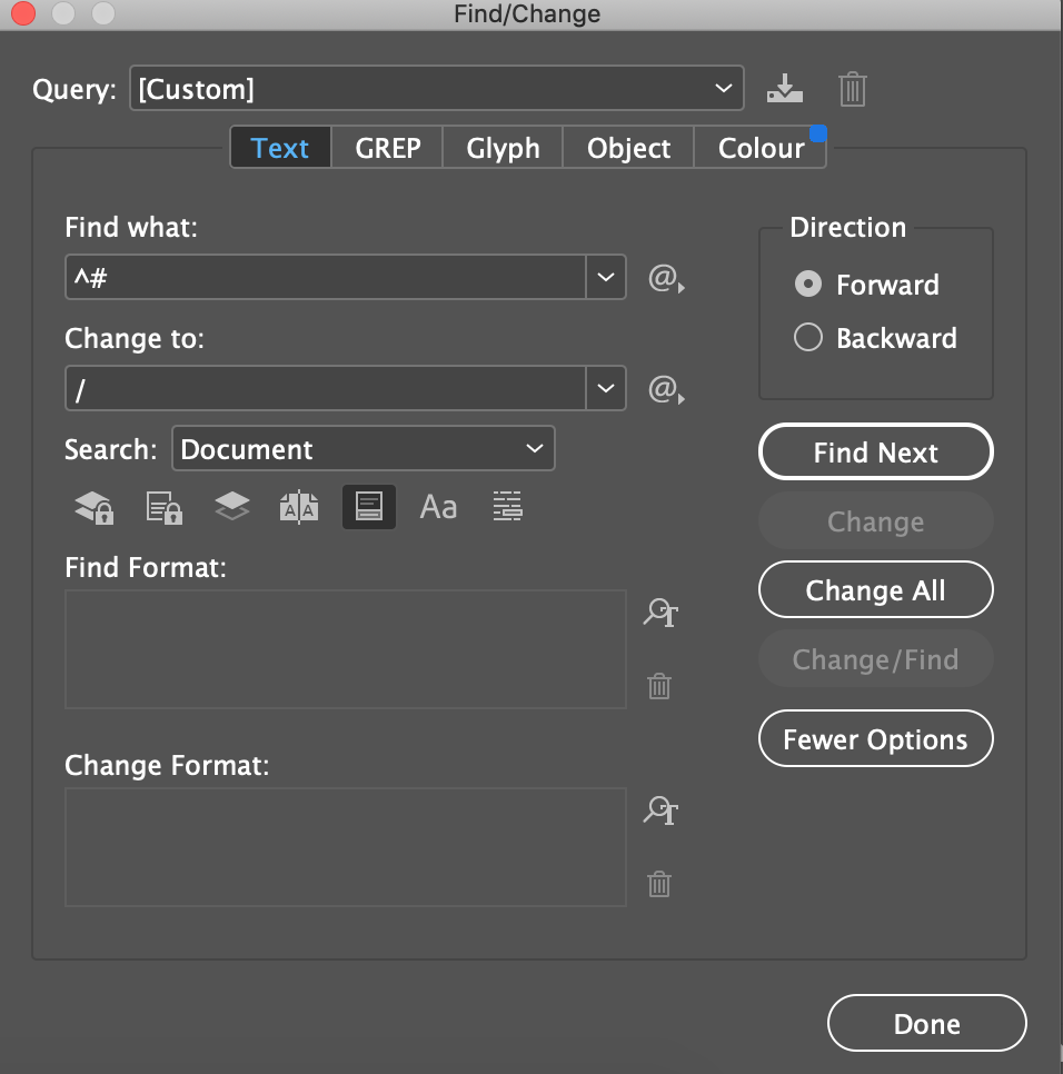 Solved: How to edit the page numbers in indesign by Find/C... - Adobe