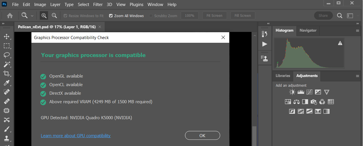 Solved 23.5 Graphics hardware acceleration, S... Adobe
