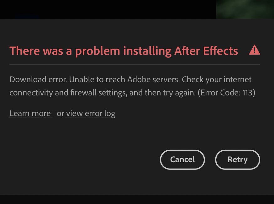 Solved: CC Not Updating - Adobe Community - 13209797