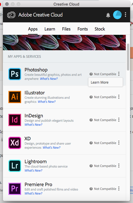 how to download photoshop illustrator when not compatible with computer