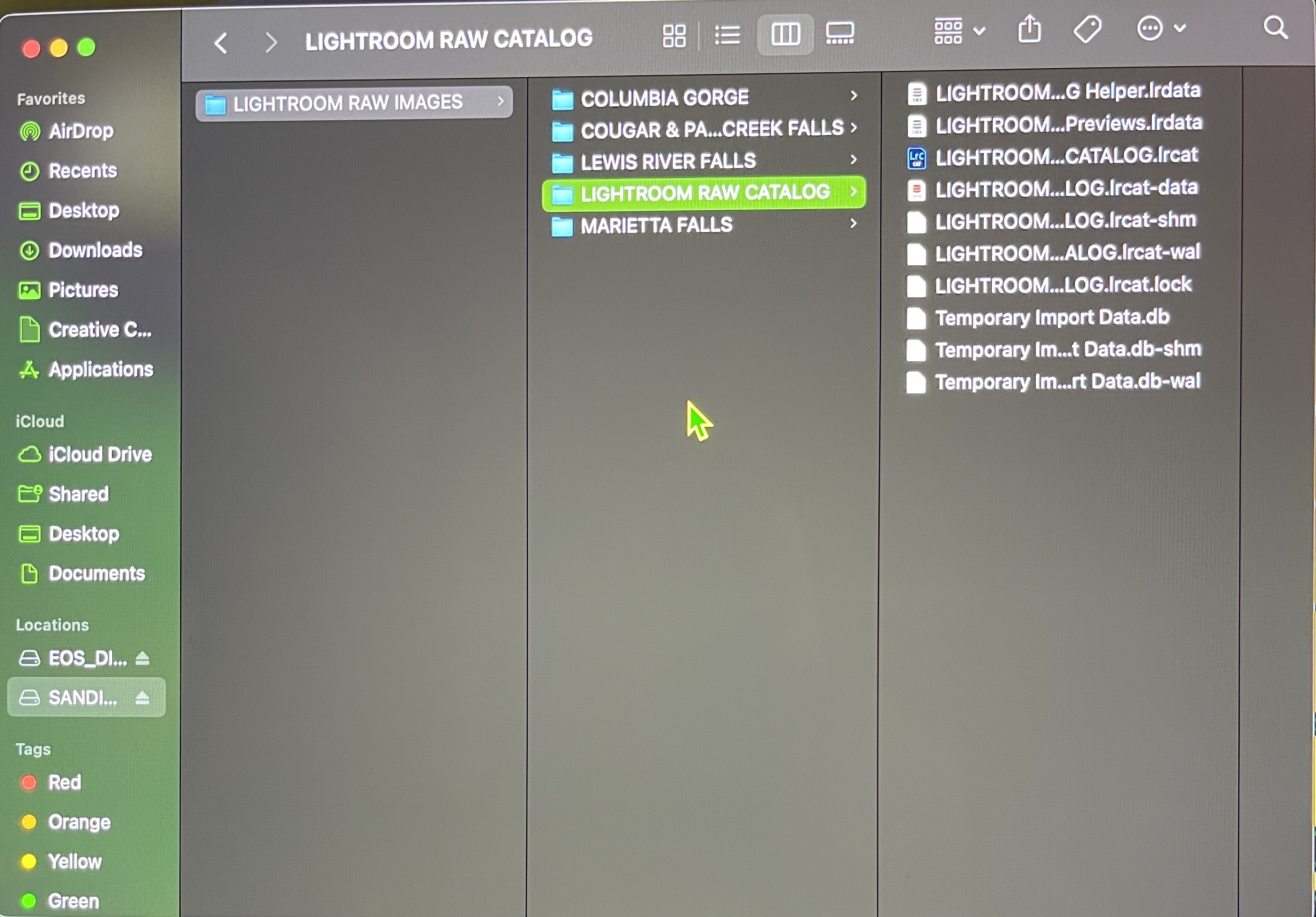Imported Image folders not showing up in folders. Adobe Community