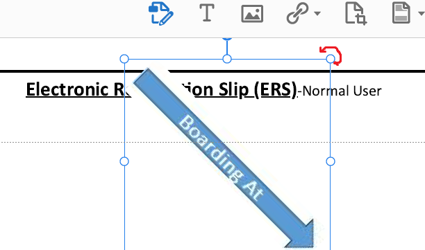 how to rotate comments in adobe acrobat pro