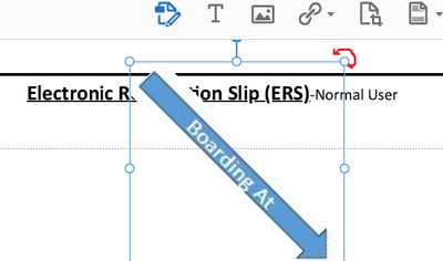 how to rotate text box in adobe acrobat reader