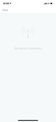 no internet connection iphone