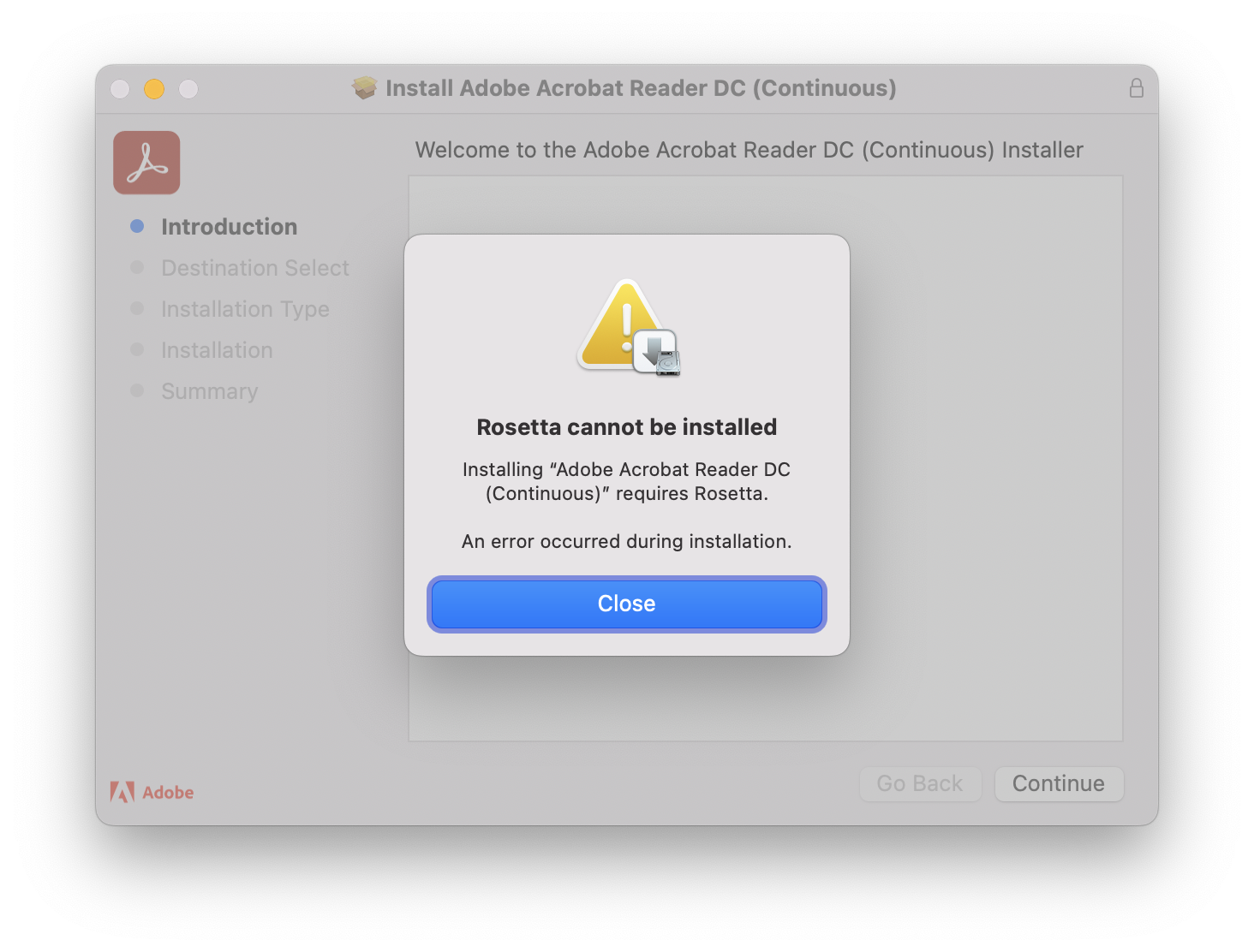 Install Adobe Acrobat Reader DC Without Rosetta - Adobe Community ...