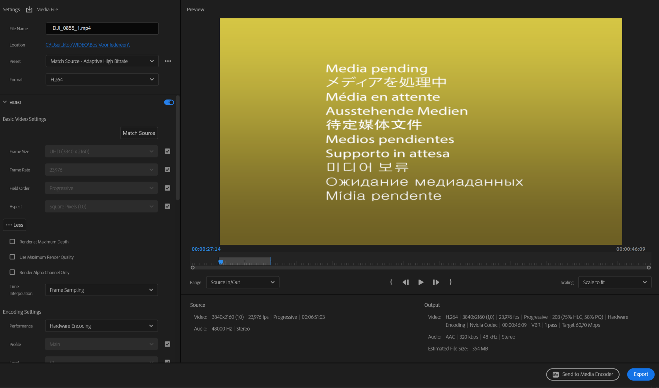 Video lagging after export Adobe Community 13260383