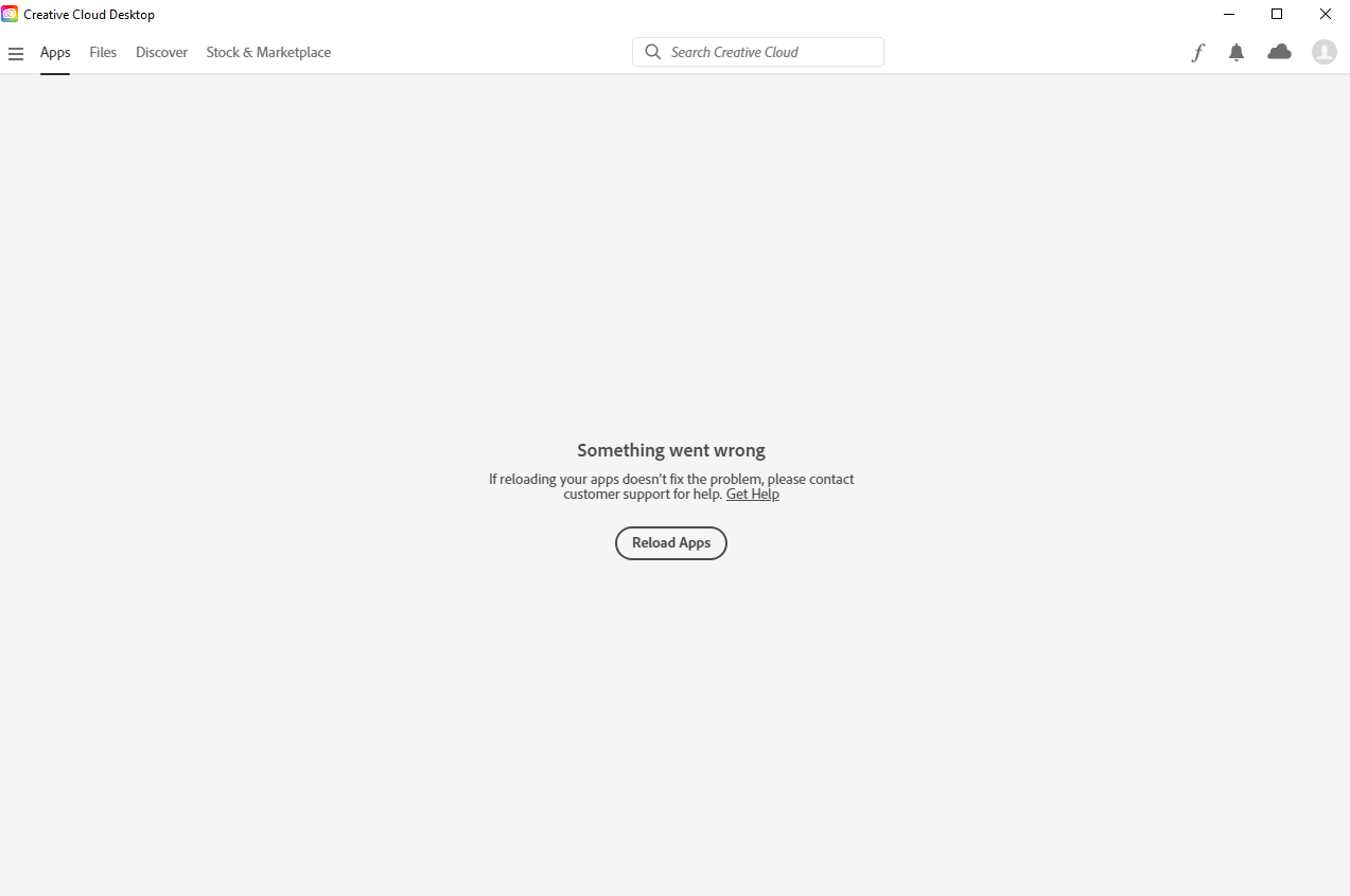Solved Creative Cloud Wont Load Adobe Community 13272043