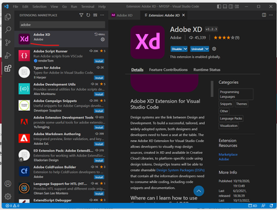 VS Code Extension seems broken - Adobe Support Community - 13249545