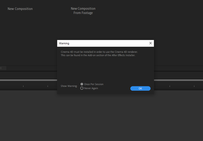 After effects doesn t recognize Cinema 4D 2023 Adobe Community