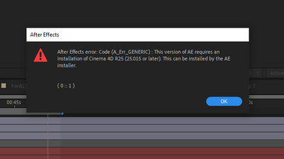 "Cinema 4D by Maxon" Add-on is added not working i... - Adobe Community ...