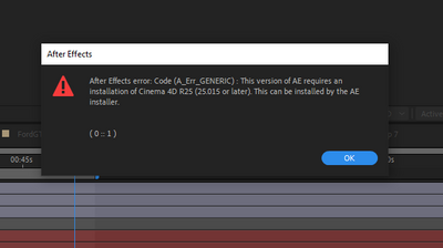 After effects doesn't recognize Cinema 4D 2023 - Adobe Community 