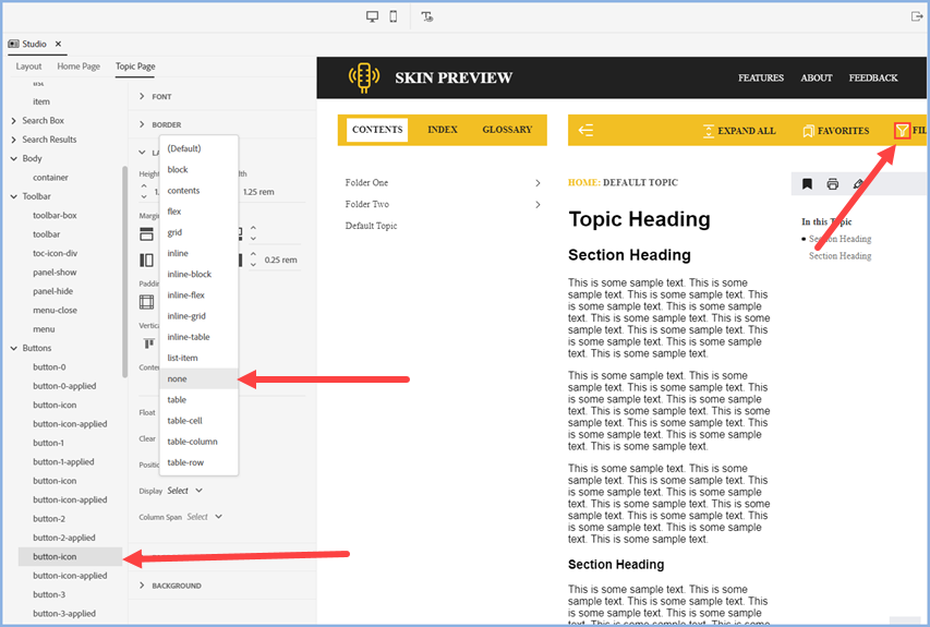Questions on customizing Frameless Skin / Layout - Adobe Product ...