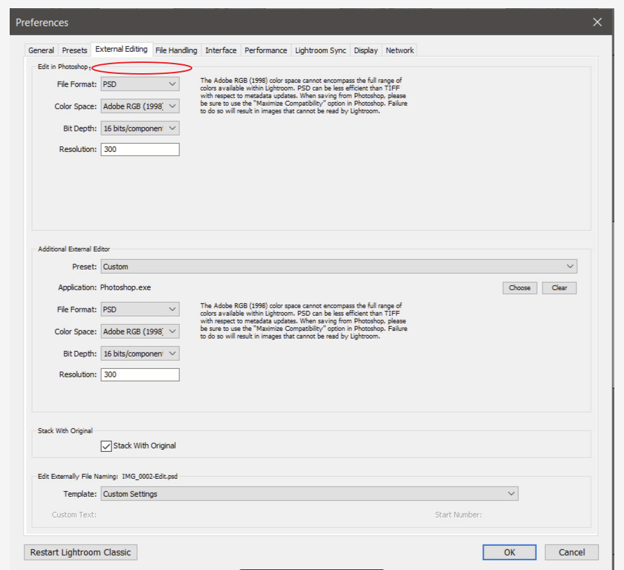 Solved Lightroom not recognising in "Edit In" s... Adobe