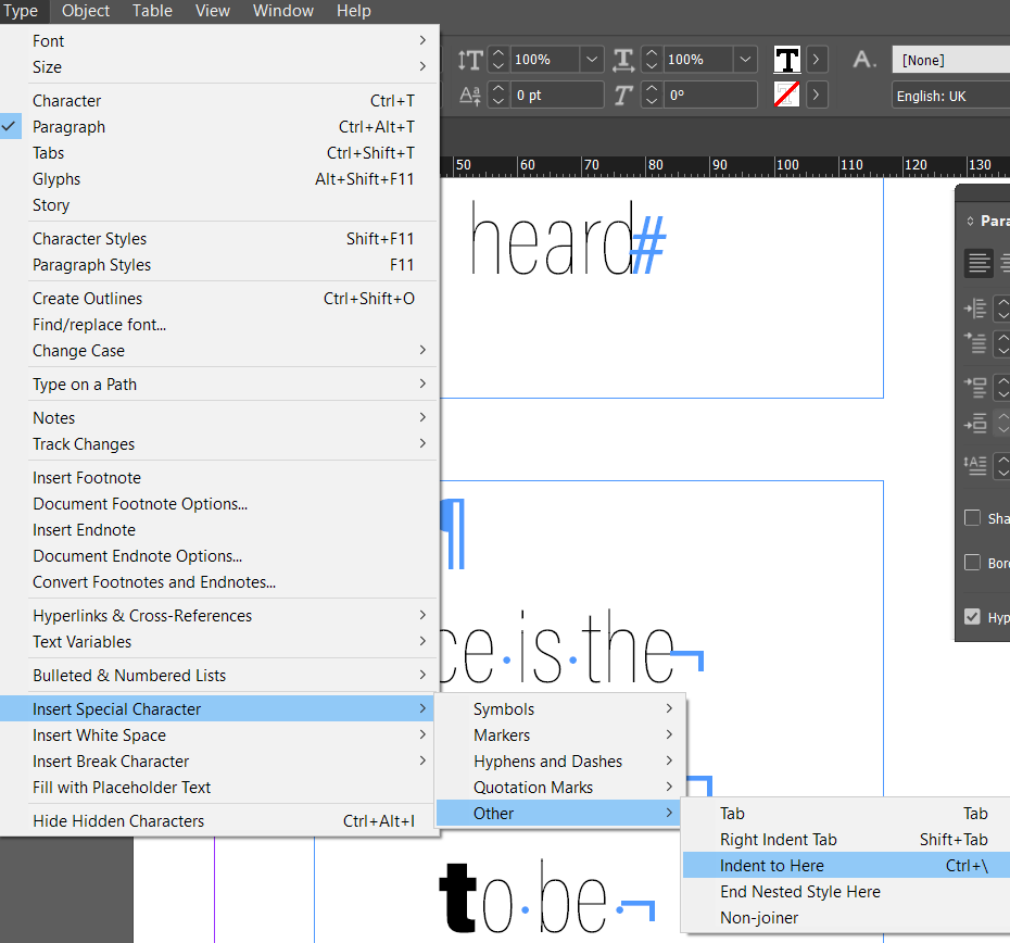 Solved: Using tabs to align sentences - Adobe Community - 13314996