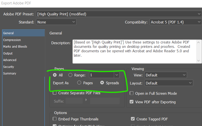 Solved Indesign Exporting to PDF as pages when spread is Adobe