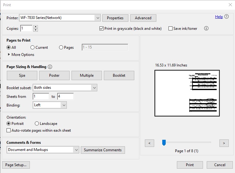 Printing an A3 booklet - Adobe Community - 13338146