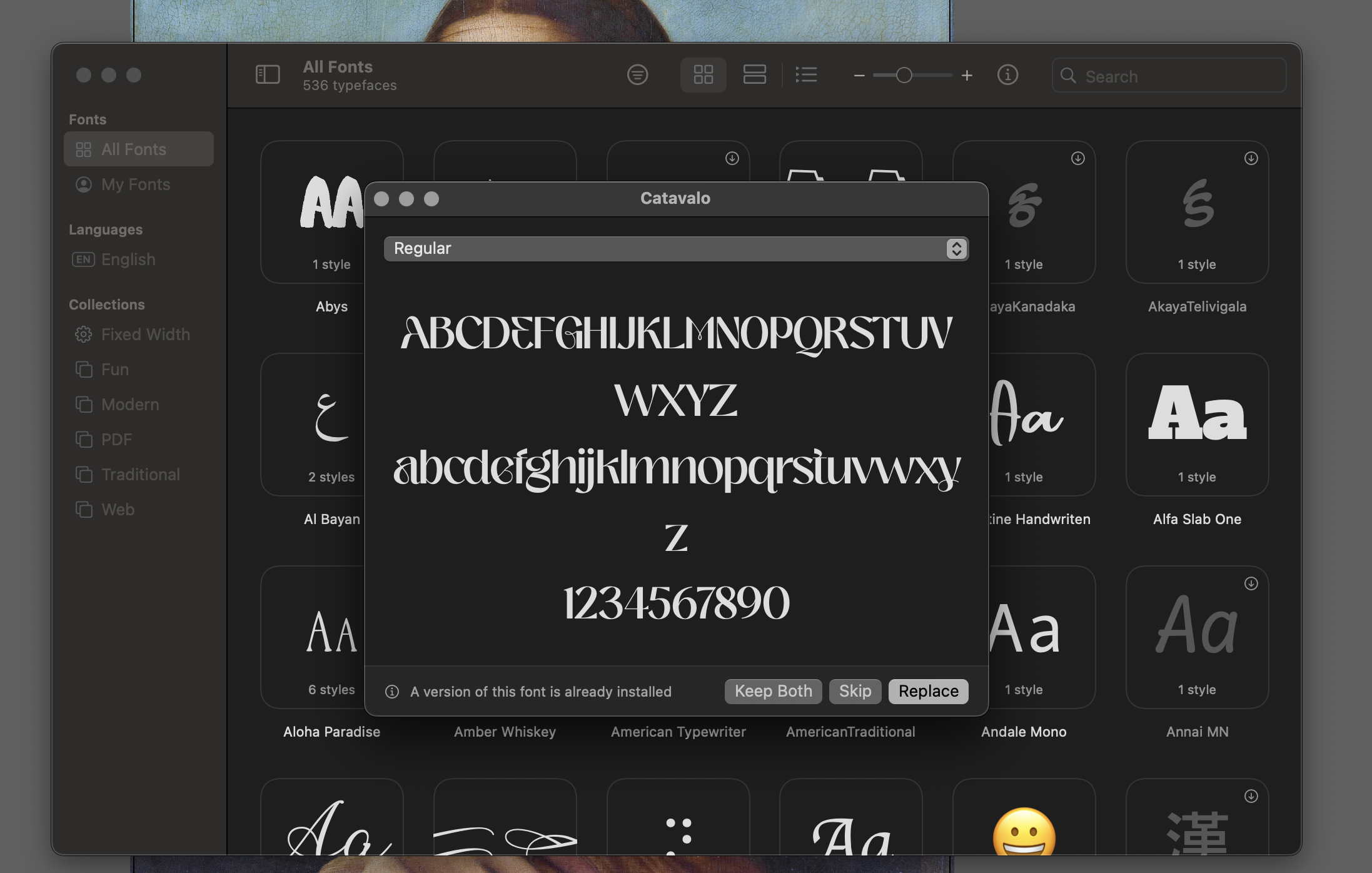 illustrator needs to download font hei