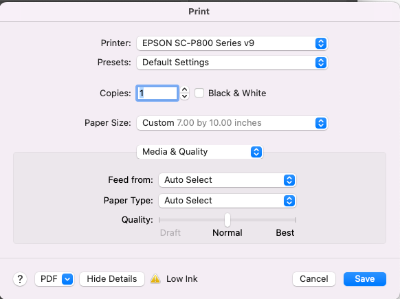 Solved: Re: Can&rsquo;t access Print Settings in Photoshop with 