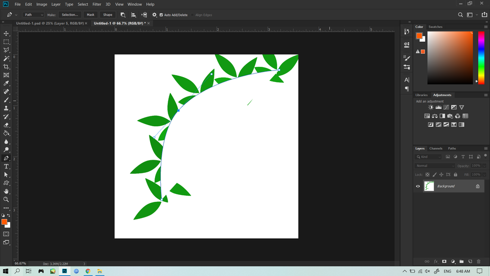 but instead it looks like this