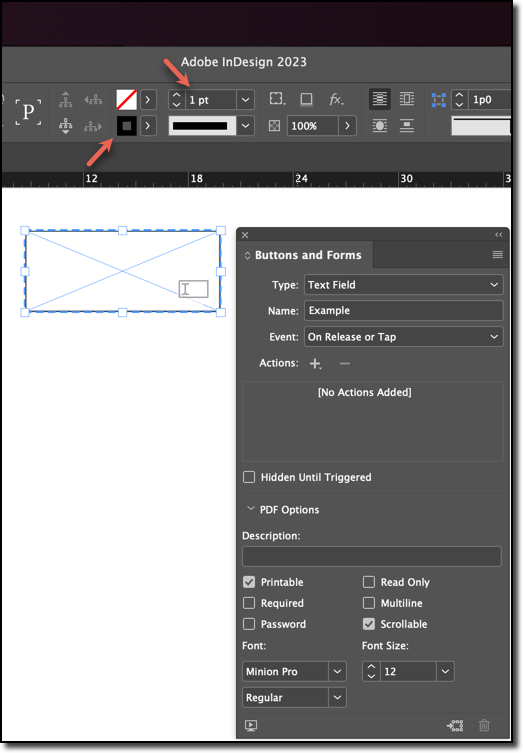 Solved: Fillable Text Fields And Their Disappearing Border... - Adobe ...