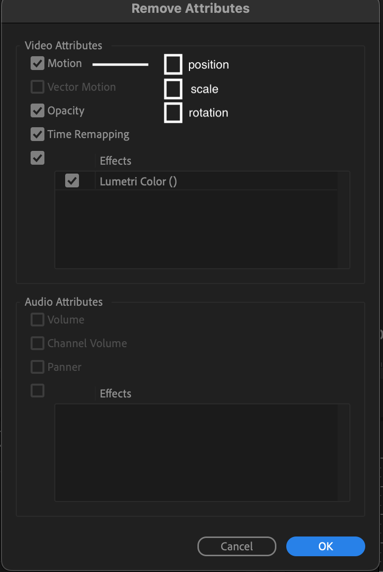 Right Click - Remove Attributes - Secondary Tick B... - Adobe Community ...