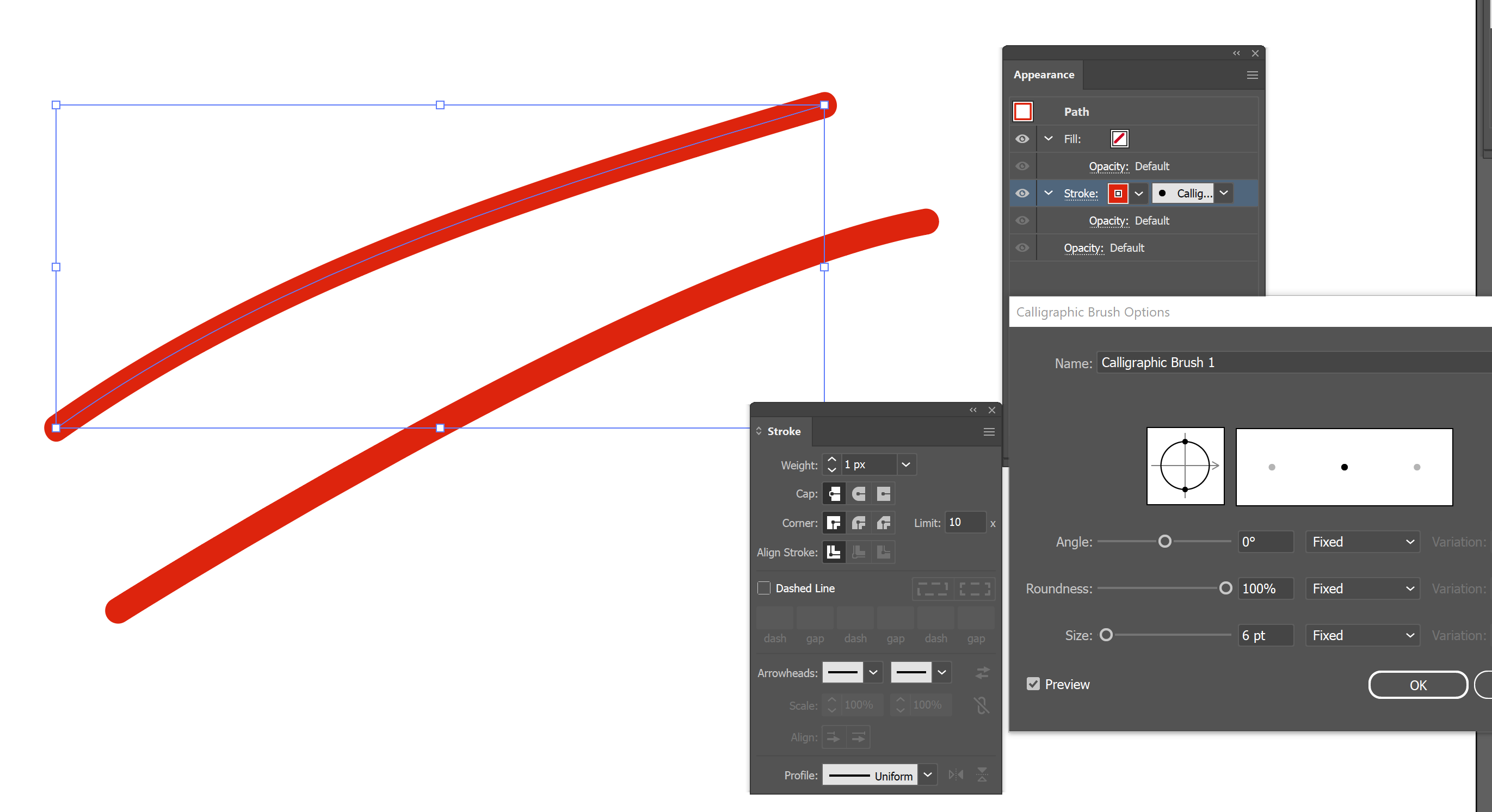 how to match pen tool and paintbrush tool stroke s... - Adobe Community ...