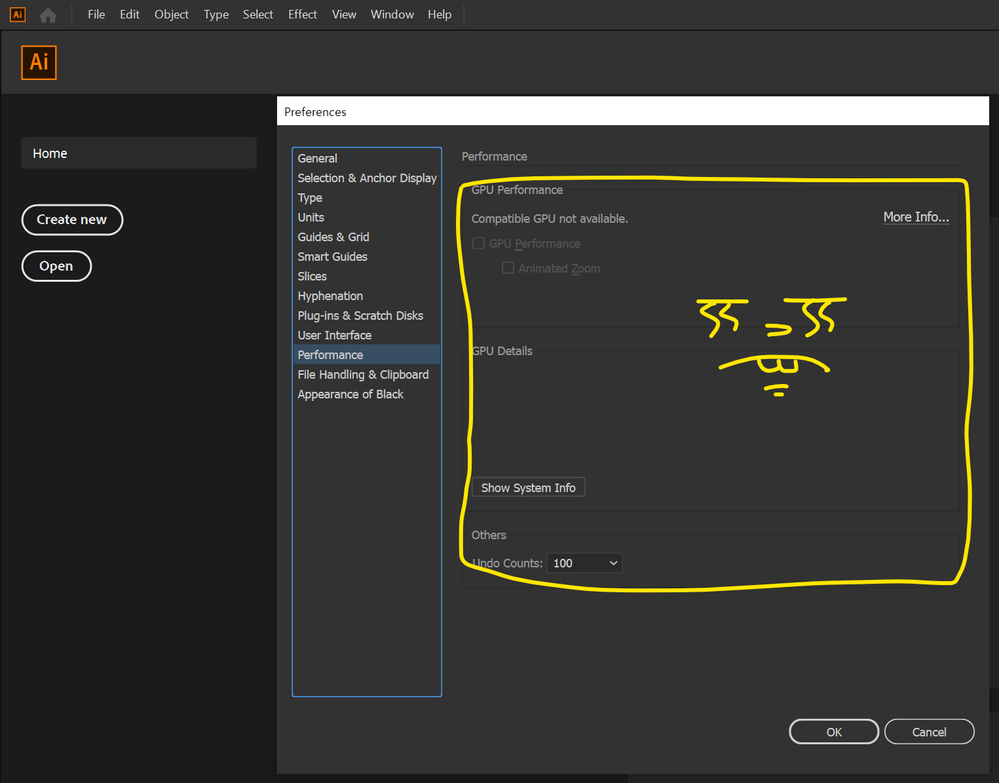 Illustrator Unable To Detect Compatible Gpu On Win Adobe Support Community