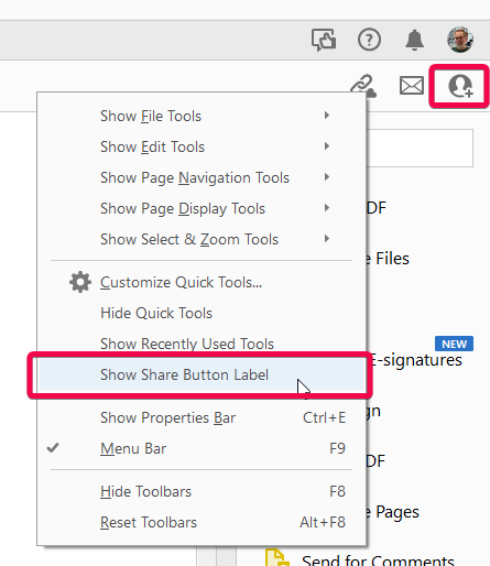 How do I put the search box in the tool bar at the... - Adobe Community ...