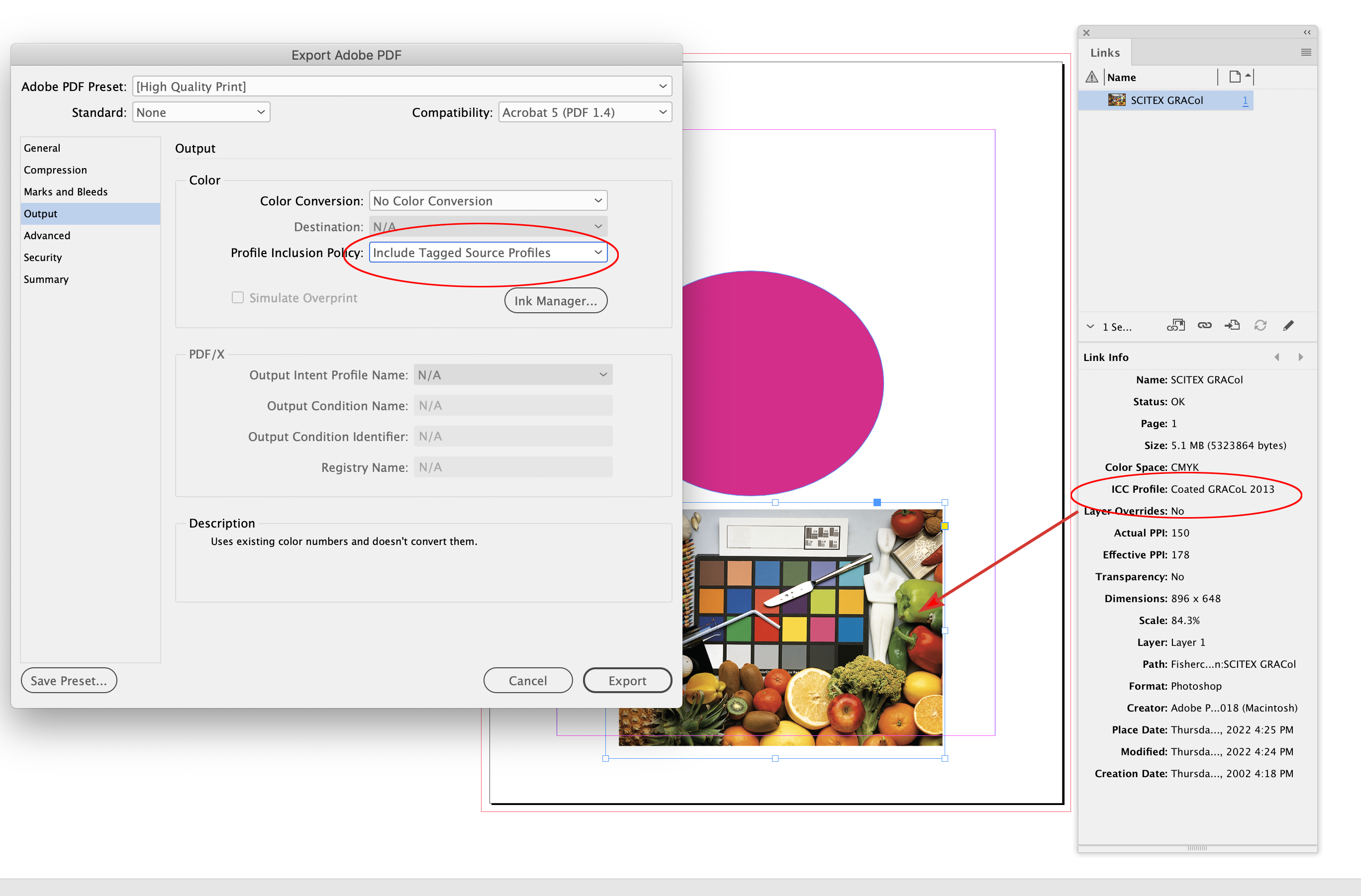 Solved: How to overcome ICC profile warning & export an ID... - Adobe ...