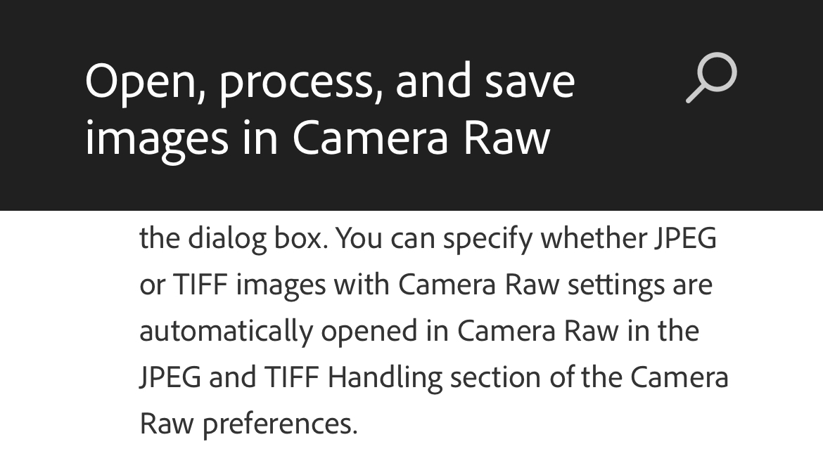 Solved Camera Raw editing is not enabled Adobe Community 4329245