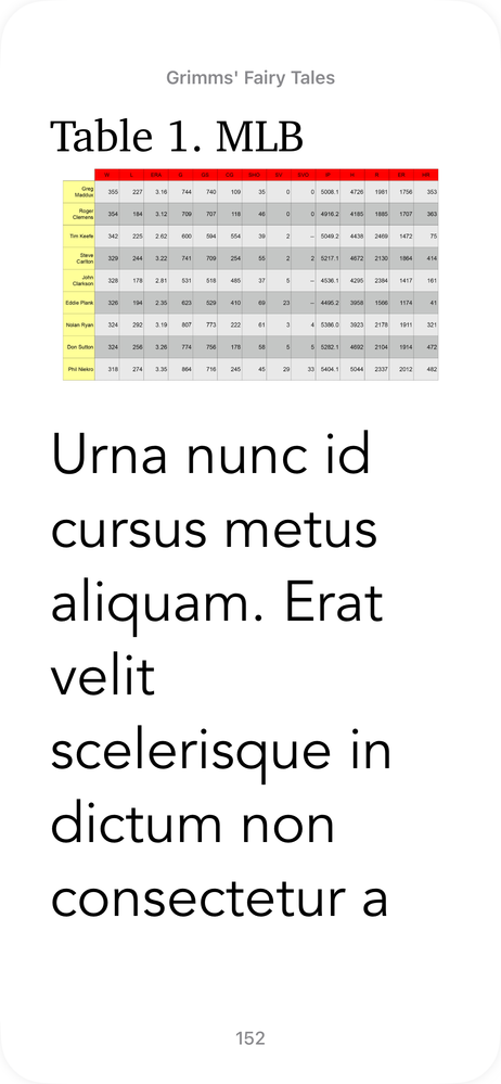 font size 2 (Books app on iPhone)