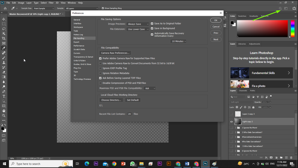 2022-12-21 18_14_40-Photoshop missing _Default File Location_ setting ... - Adobe Support Community .png