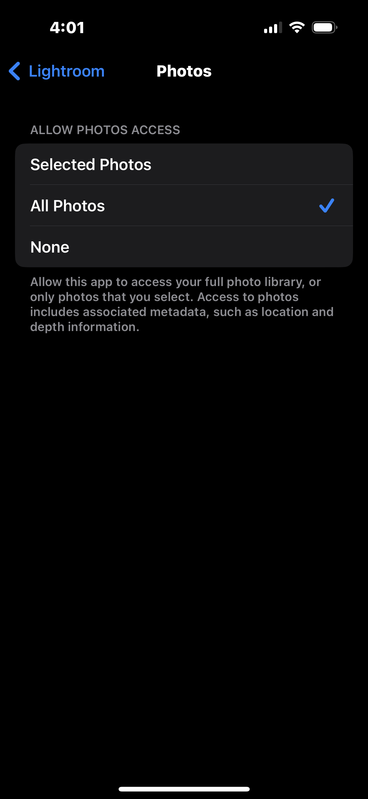 Lightroom Mobile not showing recent pictures from Adobe Community 13441919