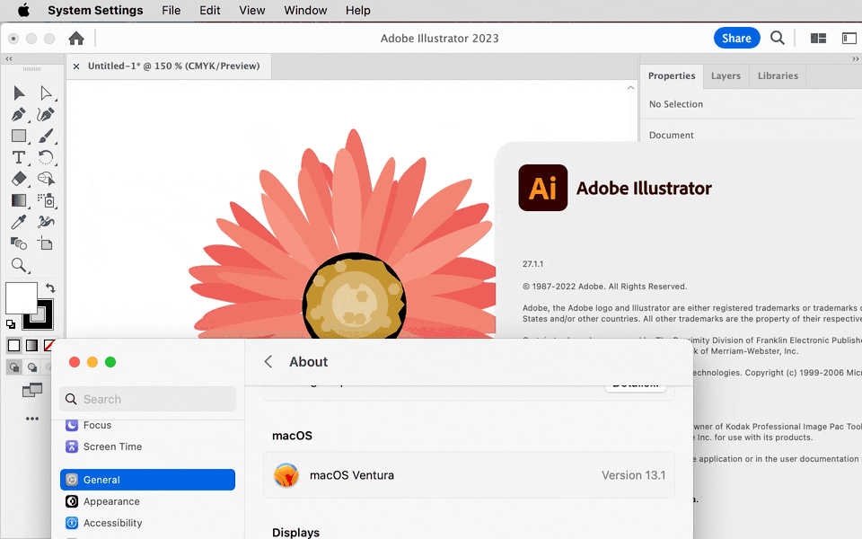 Illustrator Save As arrow key macOS 13.1.gif