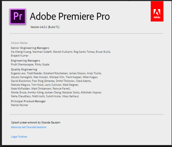 version of Premiere Pro