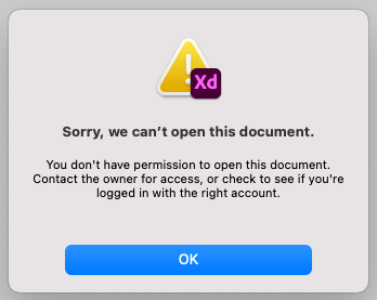 Solved: Unable To Open Shared File Error: Sorry We Can't O... - Adobe ...