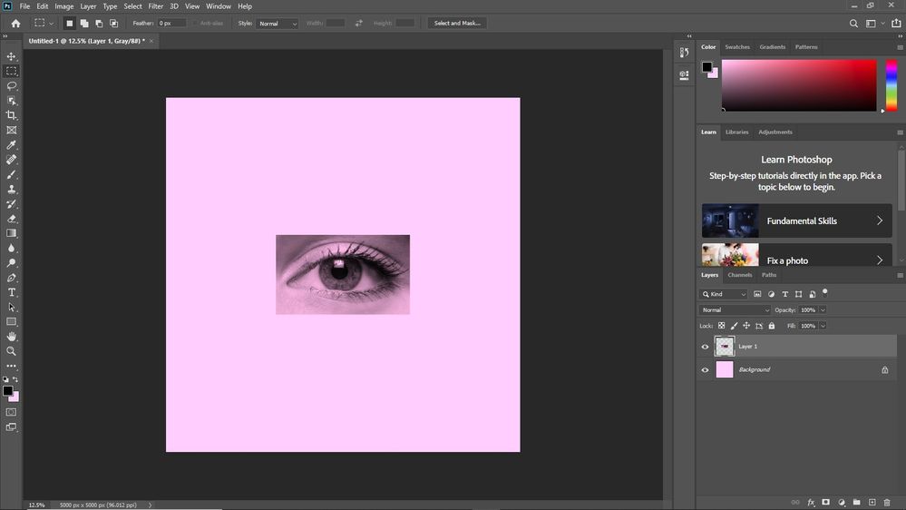 solved my photoshop color wheel has